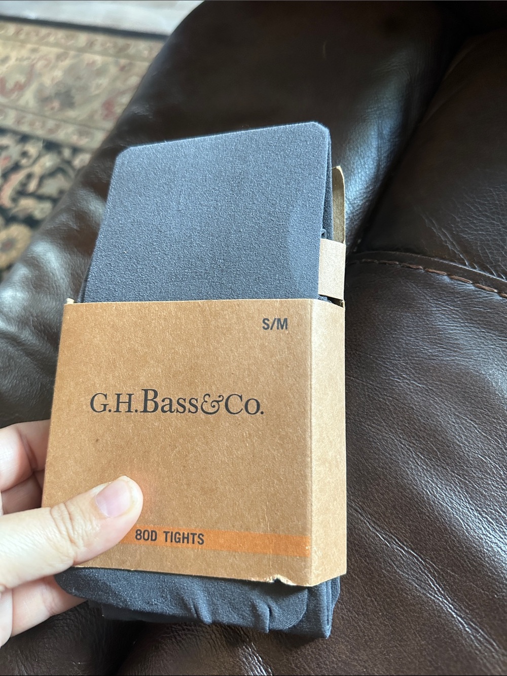 G.H. Bass & Co. Black Opaque 80D Tights